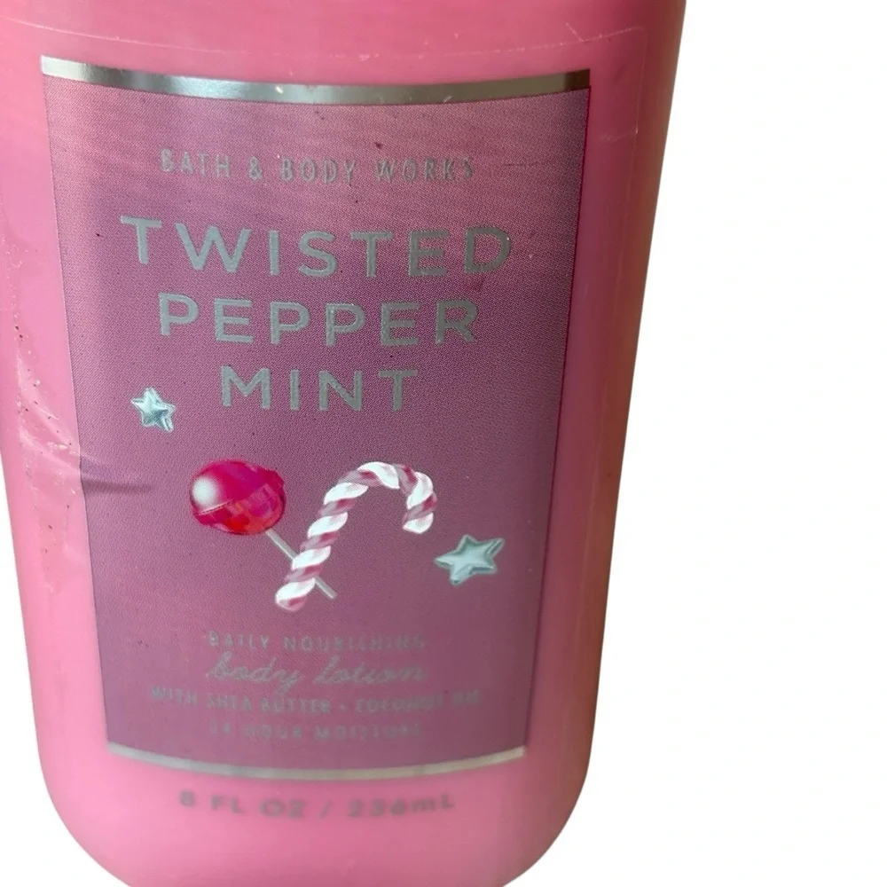 Bath & Body Works Twisted Peppermint Body Lotion 8 oz (B)